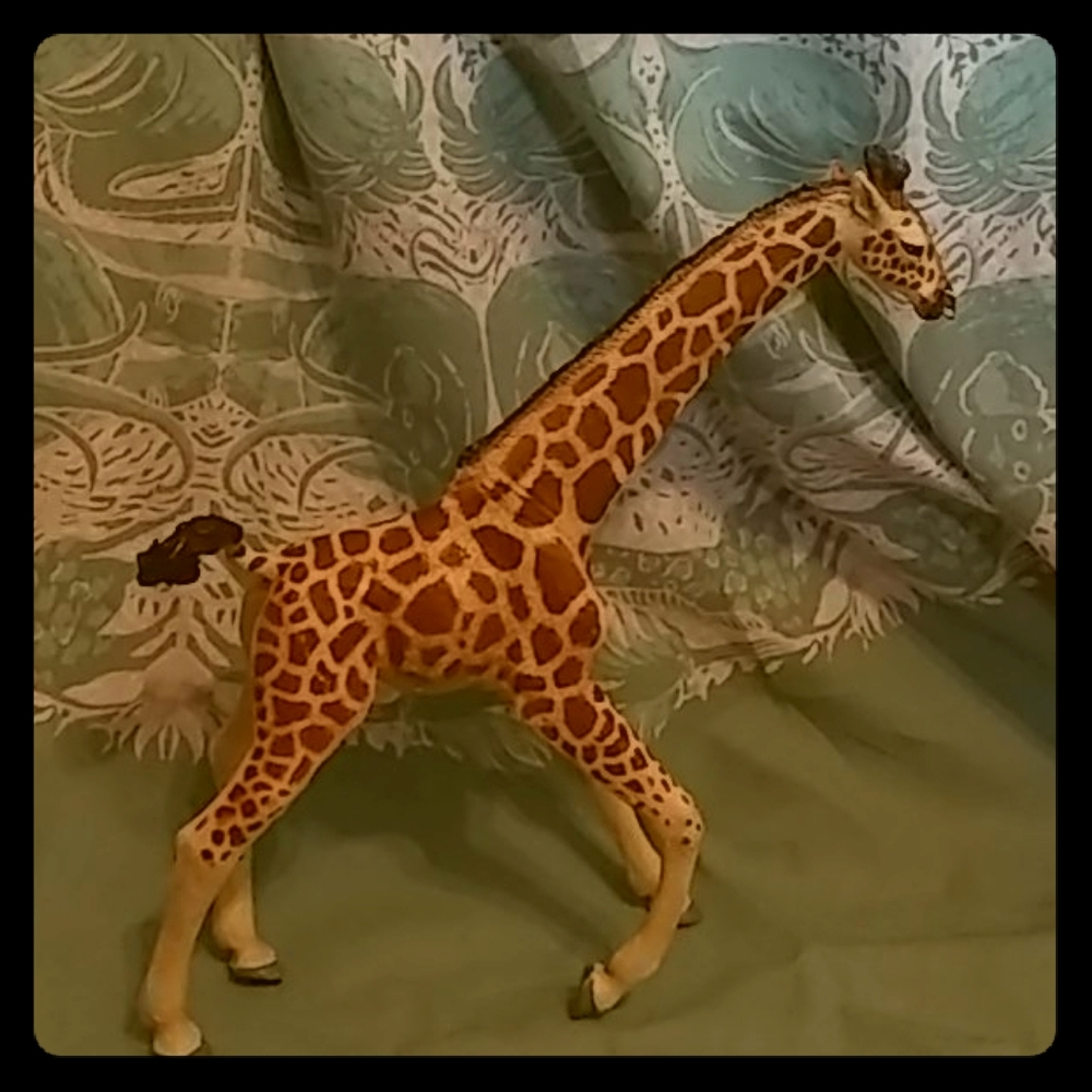 🦒VNTG Giraffe Wild Safari Play Toy Animal 1992